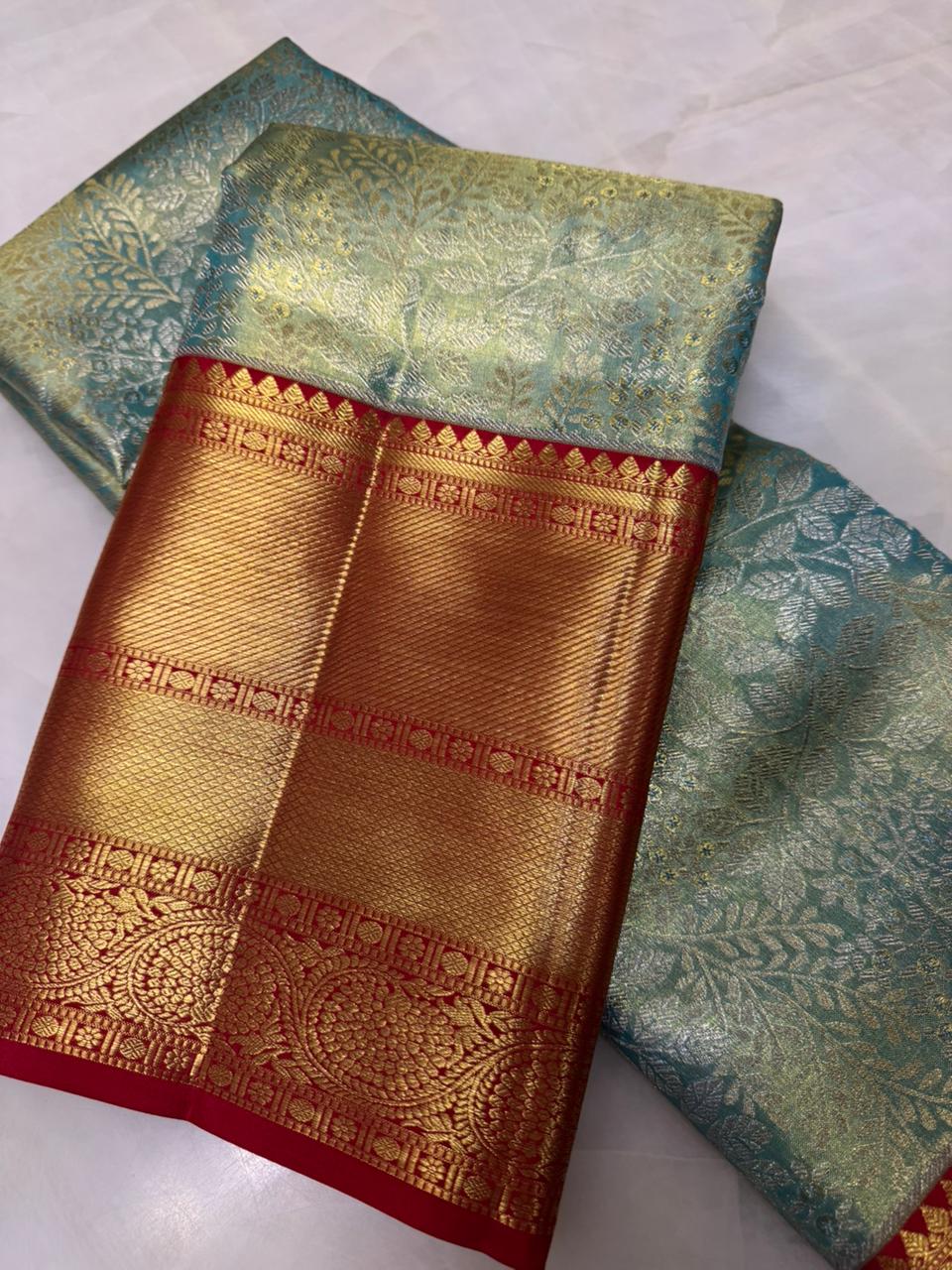 Pure zari handloom Kanjeevaram silk mark certified saree