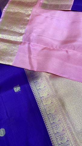 Half mix Kanjeevaram silk saree