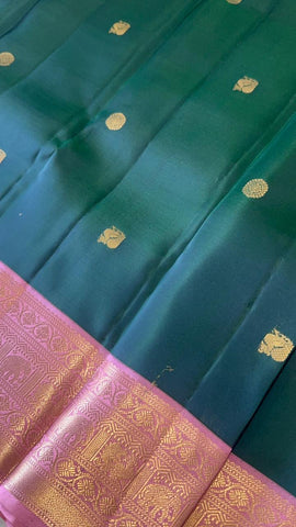 Half mix Kanjeevaram silk saree