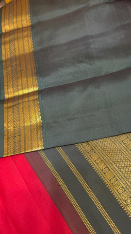 Pure zari handloom Kanjeevaram silk mark certified saree