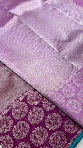 Half mix Kanjeevaram silk saree