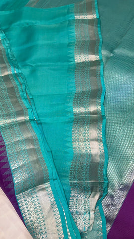 Half mix Kanjeevaram silk saree