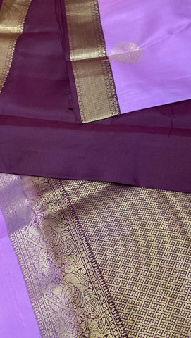 Pure Zari handloom Kanjeevaram silk mark certified saree