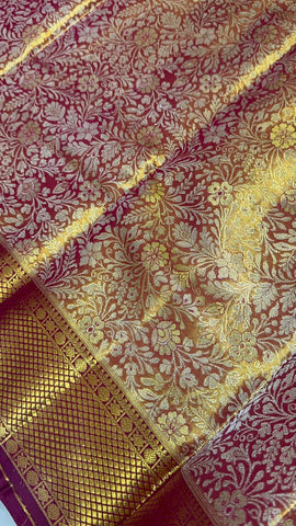 Pure Kanjeevaram Silk Mark Certified Saree