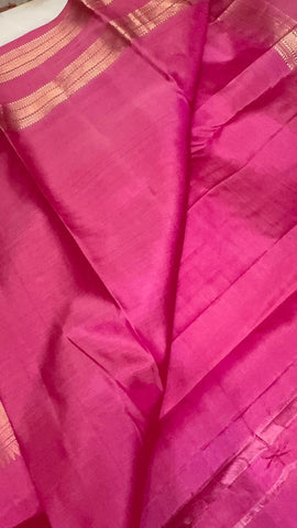Pure zari handloom Kanjeevaram silk mark certified saree