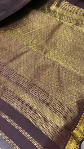 Pure Zari handloom Kanjeevaram silk mark certified saree