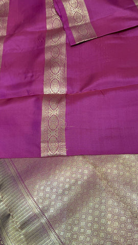 Half mix Kanjeevaram silk saree