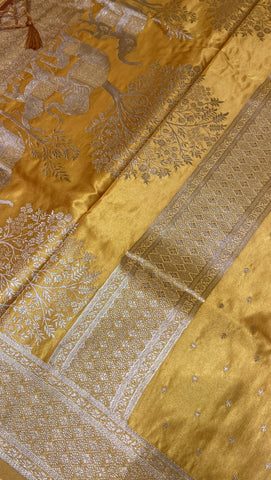 Premium crepe satin silk saree
