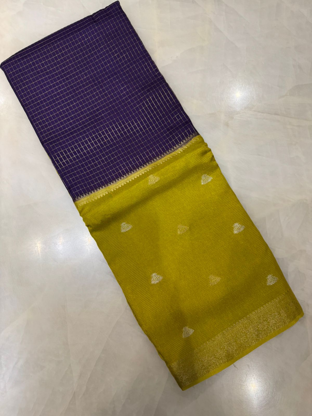 Premium semi Kolkata crepe silk saree
