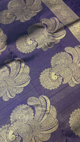 Pure Kanjeevaram silk mark certified saree