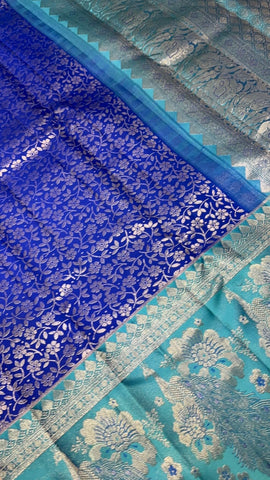 Pure zari handloom Kanjeevaram silk mark certified saree