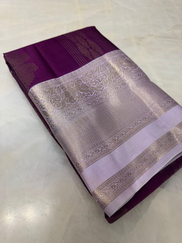 Pure Kanjeevaram silk mark certified saree