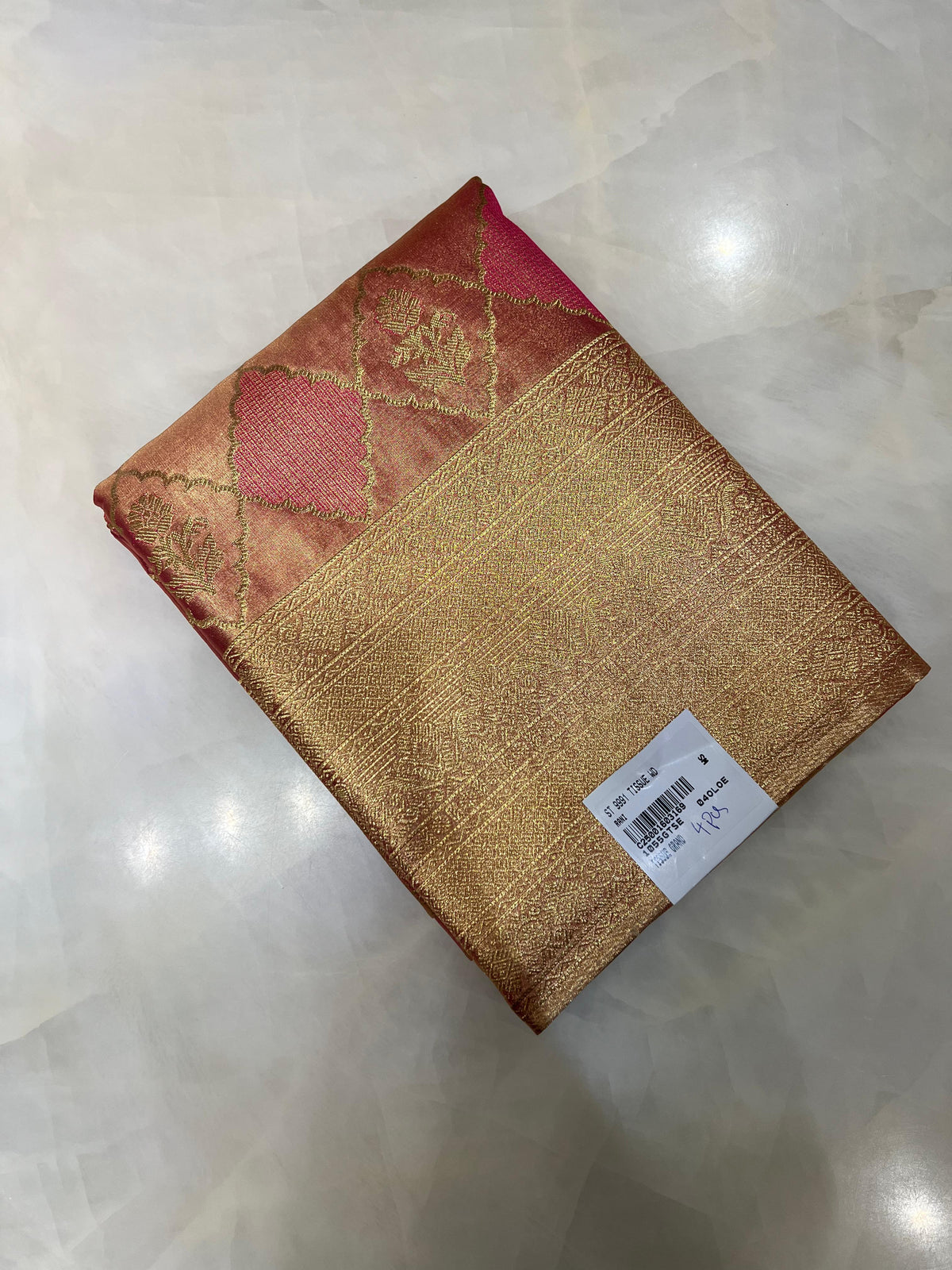 Bridal Semi Tissue Silk Saree