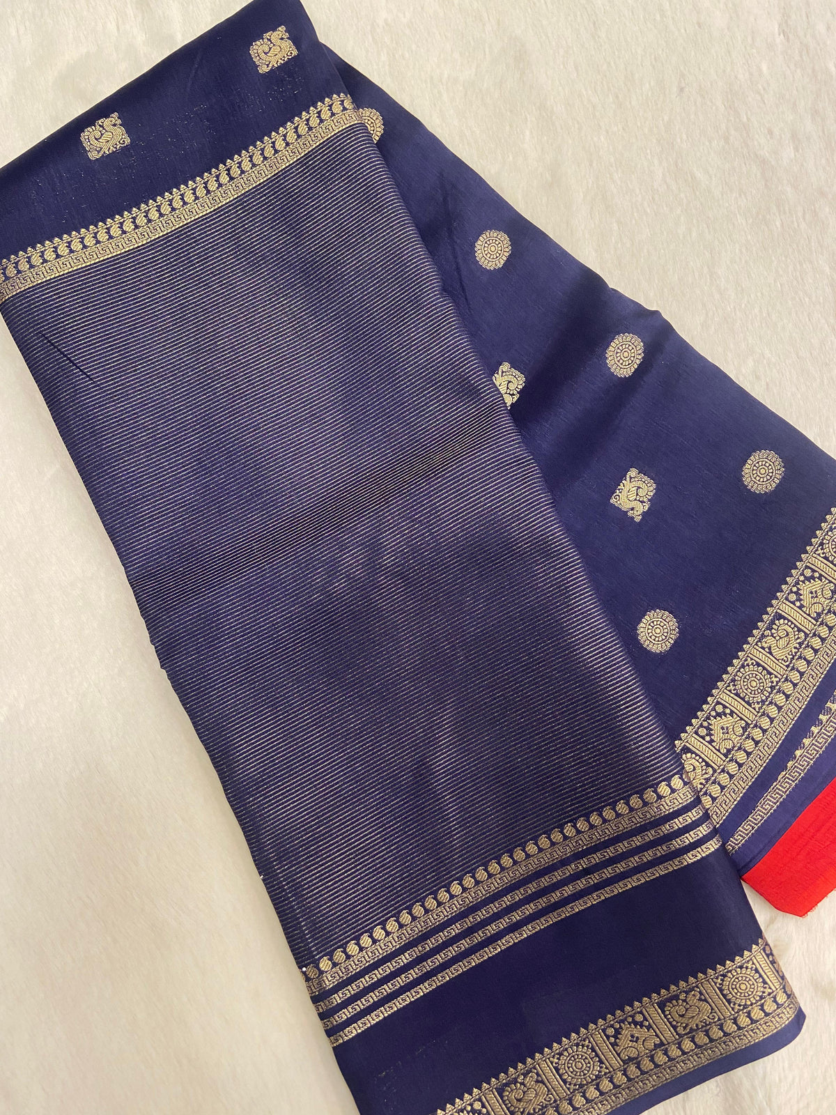 Premium Crepe Semi Mysore  Silk Saree💜