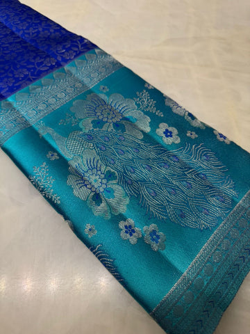 Pure zari handloom Kanjeevaram silk mark certified saree