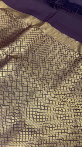 Half Mix Kanjeevaram Silk Saree