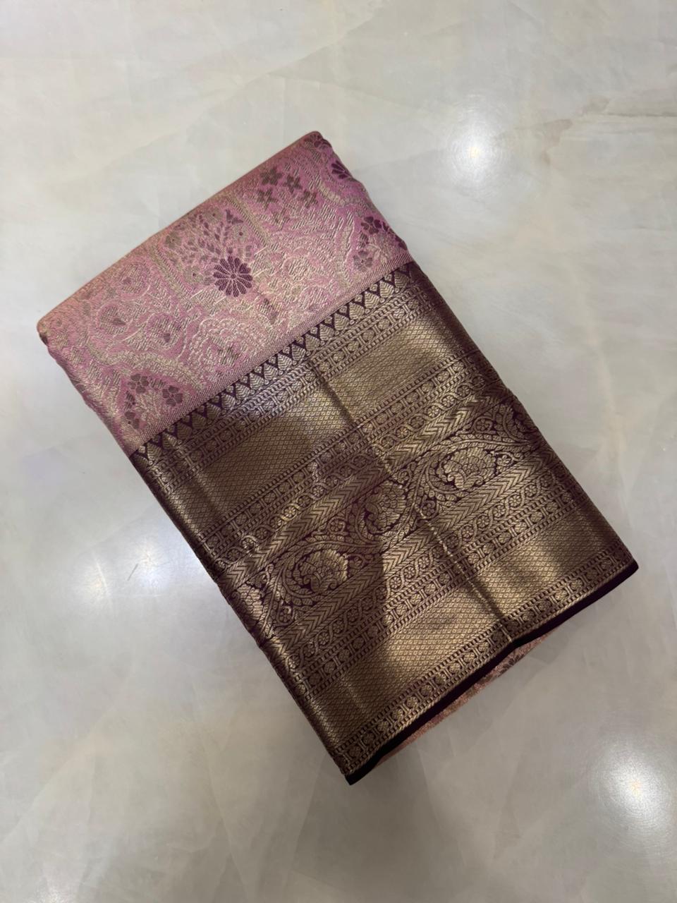 Pure Kanjeevaram Silk Mark Certified Saree