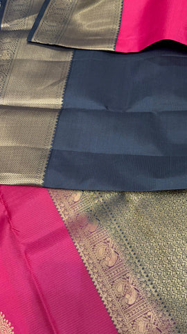 Pure Kanjeevaram silk mark certified saree