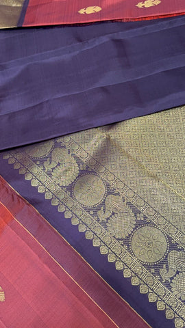 Pure zari handloom Kanjeevaram silk mark certified saree