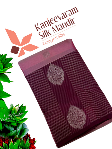 Half mix Kanjeevaram silk saree