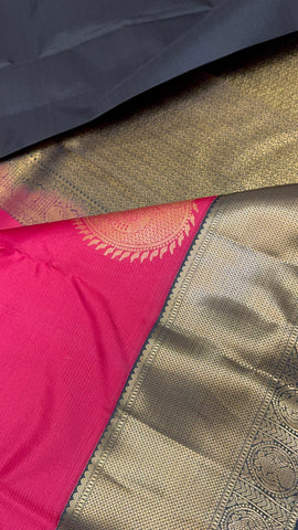Pure Kanjeevaram silk mark certified saree
