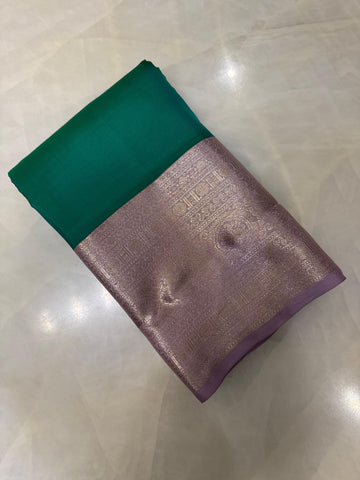 Half mix Kanjeevaram silk saree