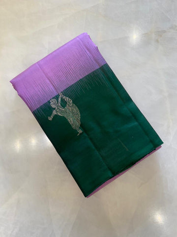 Pure Zari handloom Kanjeevaram silk mark certified saree