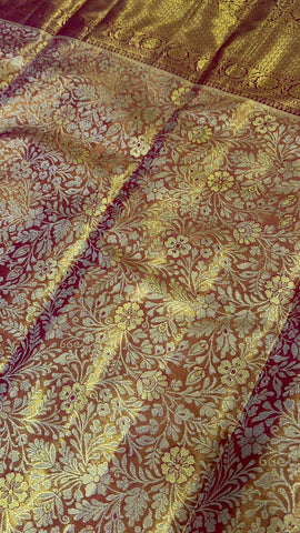 Pure Kanjeevaram Silk Mark Certified Saree