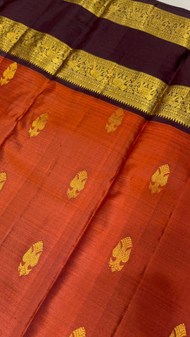 Pure zari handloom Kanjeevaram silk mark certified saree