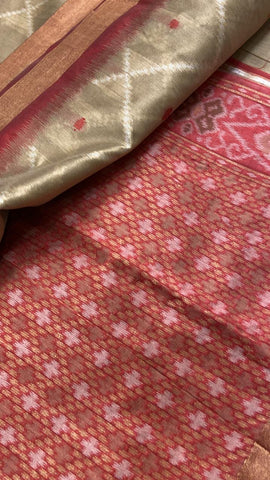 Premium Semi Ikkath Silk Saree