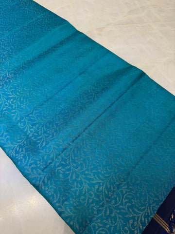 Pure handloom Kanjeevaram soft silk mark certified saree