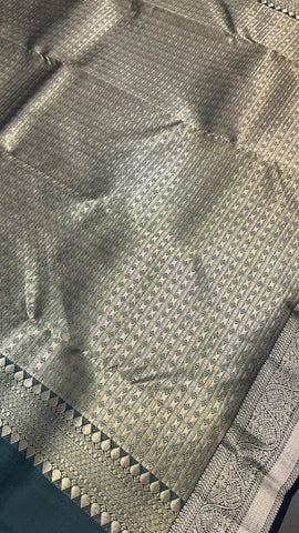 Half mix Kanjeevaram silk saree