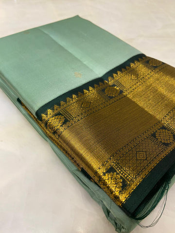 Pure Zari handloom Kanjeevaram silk mark certified saree