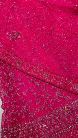 Semi stitched Fancy lehenga with self dupatta and blouse