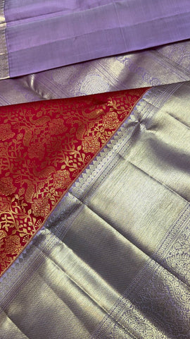 Pure Zari handloom Kanjeevaram silk mark certified saree