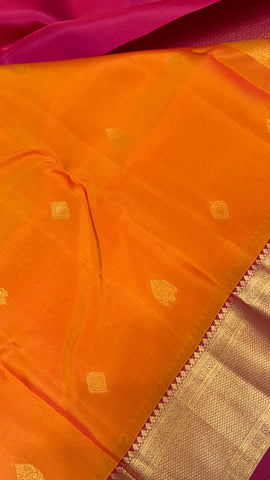 Half mix Kanjeevaram silk saree