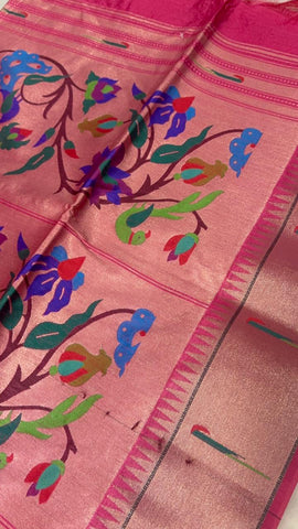 Premium Bagban Paithani saree