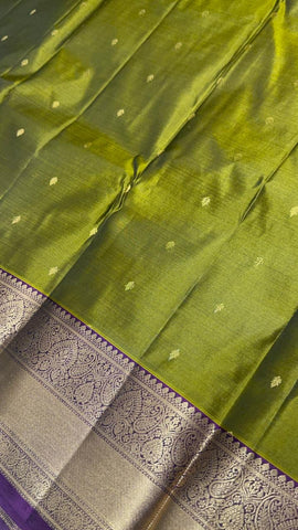 Pure zari handloom Kanjeevaram silk mark certified saree