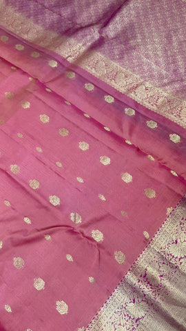 Half mix kanjeevaram silk saree