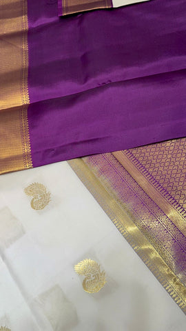 Pure Kanjeevaram silk mark certified saree