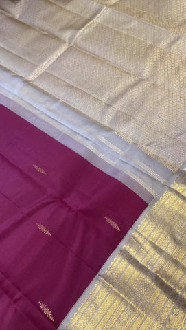 Pure Zari handloom Kanjeevaram silk mark certified saree
