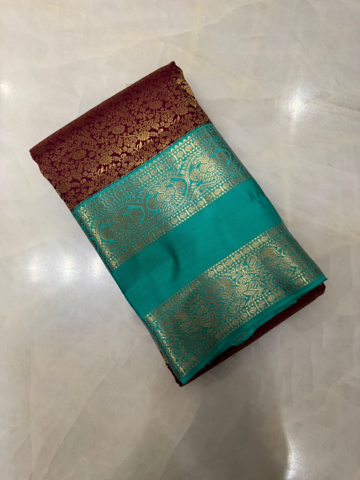 Pure Kanjeevaram silk mark certified saree
