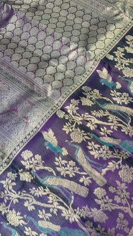 Pure zari handloom Kanjeevaram silk mark certified saree