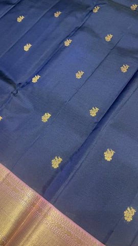 Half mix Kanjeevaram silk saree