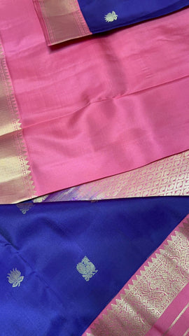 Pure Kanjeevaram silk mark certified saree