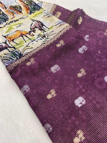 Premium Viscose Silk Saree