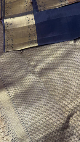 Half mix kanjeevaram silk saree