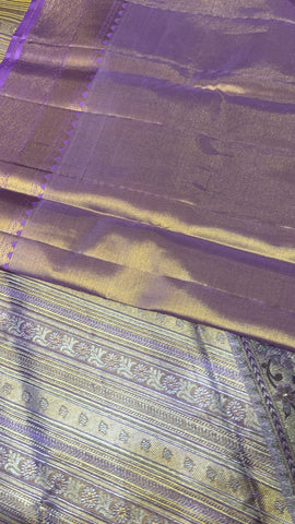 Pure zari handloom kanjeevaram silk mark certified saree