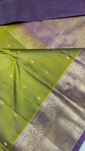 Pure zari handloom Kanjeevaram silk mark certified saree