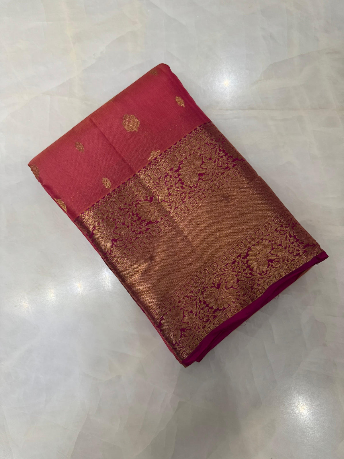 Half mix kanjeevaram silk saree